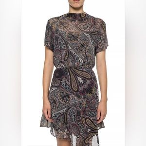 All Saints Giulia Scarf Dress in Medium